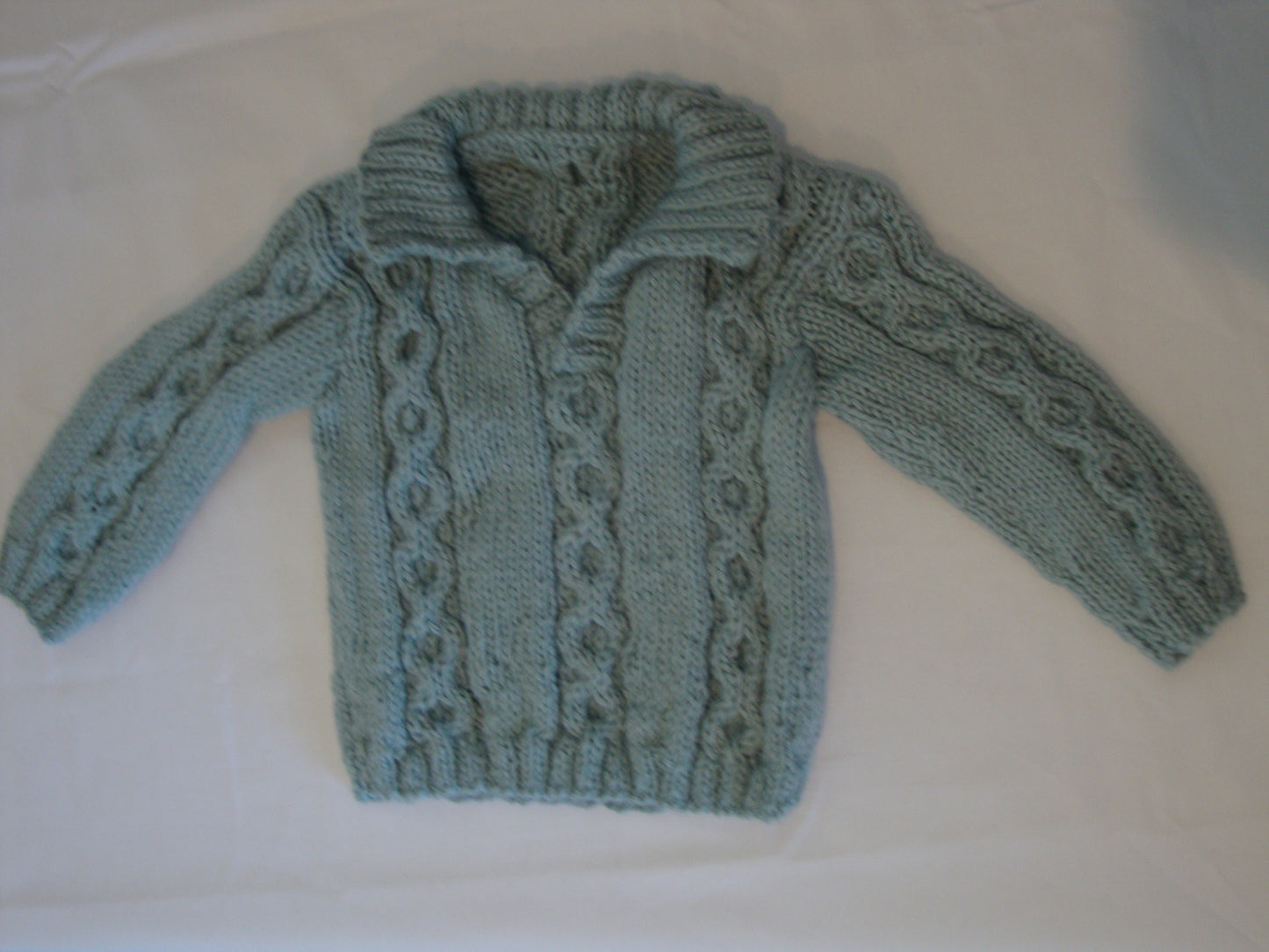 Aqua colour alpaca wool baby jersey