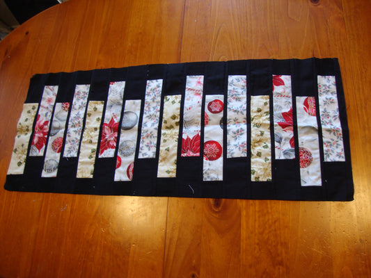 Pieced table runner (Christmas themed)