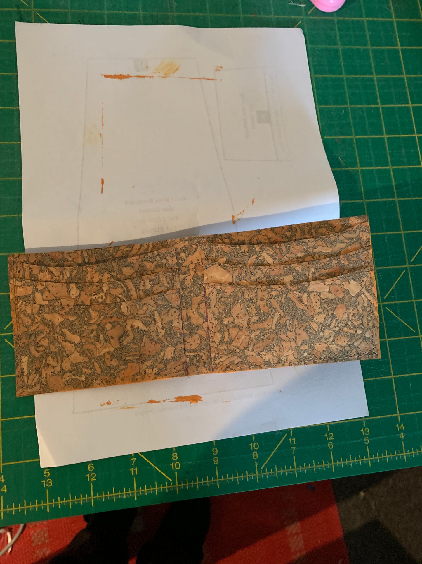 Cork bifold wallet