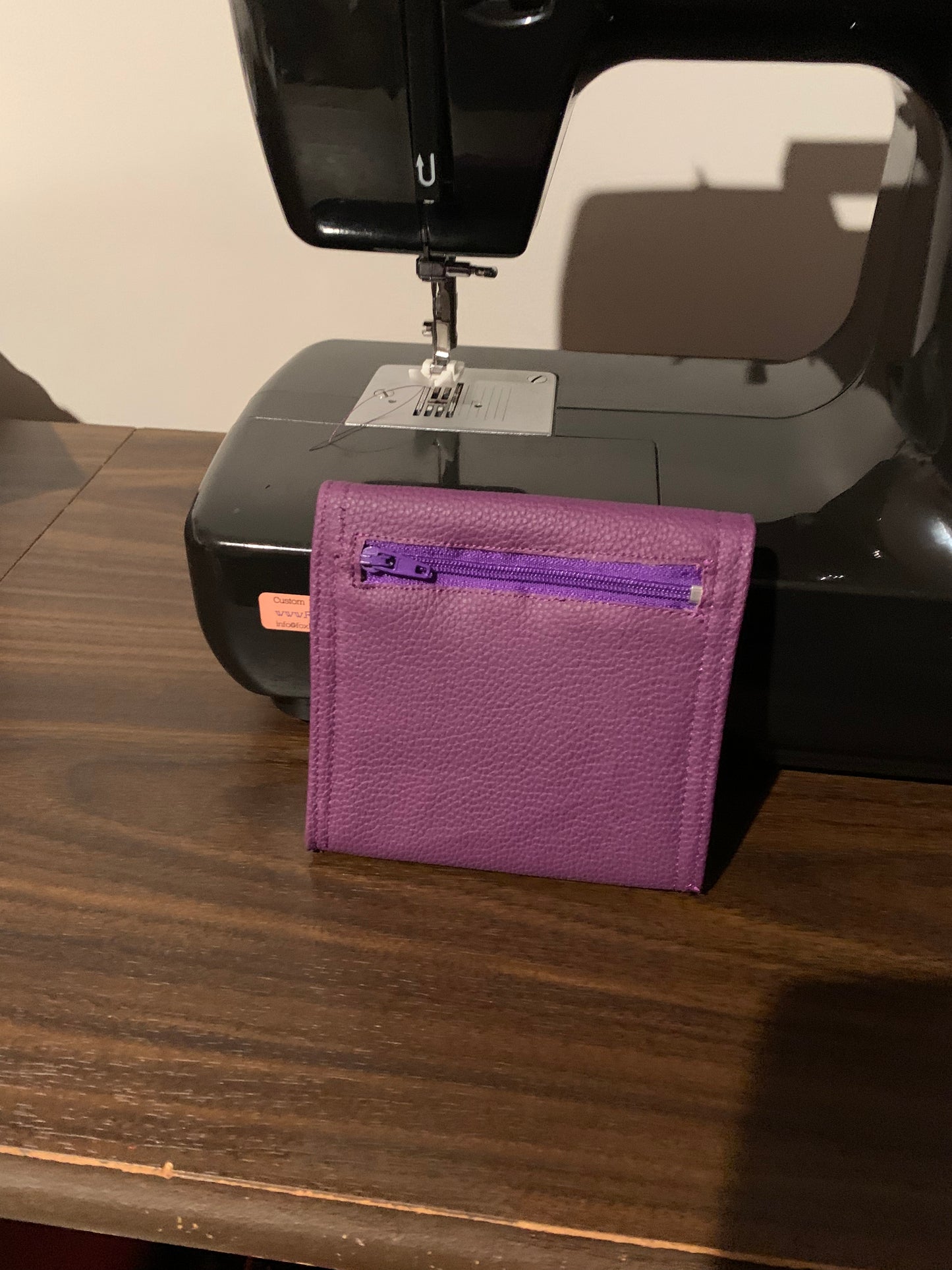 Purple wallet